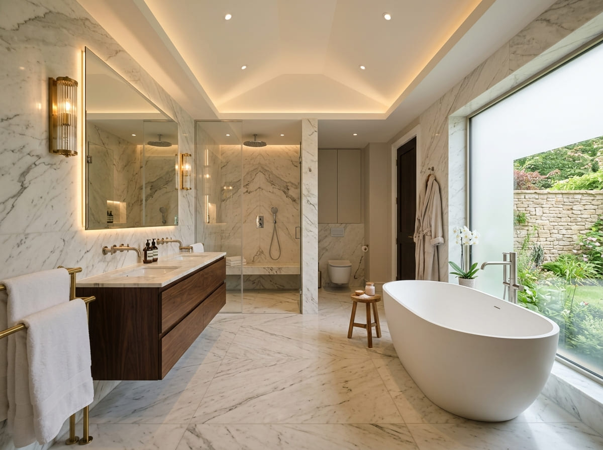 Custom Bathroom Renovation in Mineola